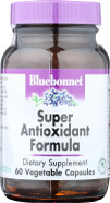 Bluebonnet Super Antioxidant Formula Vegetarian Capsules, 60 Count, White