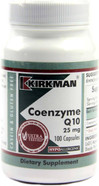 Kirkman Coenzyme Q10 25 Mg - Hypoallergenic || 100 Vegetarian Capsules || Coq10 || Supports Immune System || Gluten And Casein Free || Capsules Are Plant Based Kirkman Coenzyme Q10 25 Mg - Hypoallergenic || 100 Vegetarian Capsules || Coq10 || Supports Immune System || Gluten And Casein Free || Capsules Are Plant Based