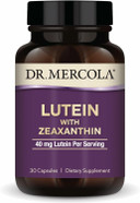 Dr. Mercola Lutein With Zeaxanthin, 30 Servings (30 Capsules), 40 Mg Lutein Per Serving, Dietary Supplement, Supports Vision Health And Cognitive Function, Non-Gmo