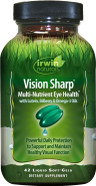 Irwin Naturals Vision Sharp Multi-Nutrient Eye Health With Lutein, Bilberry & Omega-3S - 42 Liquid Softgels Irwin Naturals Vision Sharp Multi-Nutrient Eye Health With Lutein, Bilberry & Omega-3S - 42 Liquid Softgels