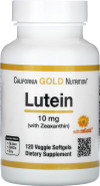 Lutein with Zeaxanthin, 10 mg, 120 Veggie Softgels, California Gold Nutrition