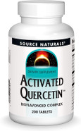 Source Naturals Activated Quercetin - Plant-Derived Bioflavonoid Complex - Seasonal & Immune Defense - 200 Vegetarin Friendly Tablets Source Naturals Activated Quercetin - Plant-Derived Bioflavonoid Complex - Seasonal & Immune Defense - 200 Vegetarin Friendly Tablets