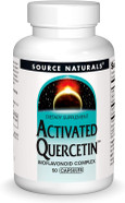 Source Naturals Activated Quercetin - Plant-Derived Bioflavonoid Complex - Seasonal & Immune Defense - 50 Capsules50 Count (Pack of 1)