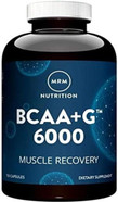 Mrm Nutrition Bcaa+ 6000Mg | Muscle Recovery | 6G Branch Chain Amino Acids Per Capsule | With L-Glutamine | Premium Formula | Gluten-Free | 25 Servings