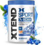 Xtend Sport Bcaa Powder Blue Raspberry Ice - Electrolyte Powder For Recovery & Hydration With Amino Acids - 30 Servings Xtend Sport Bcaa Powder Blue Raspberry Ice - Electrolyte Powder For Recovery & Hydration With Amino Acids - 30 Servings