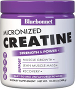 Bluebonnet Nutrition Micronized Creatine Monohydrate 5 G  Supports Lean Muscle Mass* - Non-Gmo, Vegan, Kosher Certified, Gluten-Free, Soy-Free, Milk-Free  Unflavored, 10.58 Oz, 60 Servings