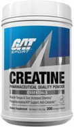 Gat Sport Creatine Monohydrate Powder, Strength, Brain Health, Anti-Oxidant, Endurance, For Men & Women, Unflavored (60 Servings)
