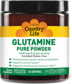 Country Life Glutamine Pure Powder 5000Mg, 9.7Oz Powder, 55 Servings, Supports Muscle Tissue - Supports Intestinal & Immune Cells - Pharmaceutical Grade Amino Acid, Certified Gluten-Free Country Life Glutamine Pure Powder 5000Mg, 9.7Oz Powder, 55 Servings, Supports Muscle Tissue - Supports Intestinal & Immune Cells - Pharmaceutical Grade Amino Acid, Certified Gluten-Free