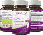 Purely Beneficial Resveratrol1450-90Day Supply, 1450Mg Per Serving Of Potent Antioxidants & Trans-Resveratrol, Promotes Anti-Aging, Cardiovascular Support, Maximum Benefits (1Bottle) Purely Beneficial Resveratrol1450-90Day Supply, 1450Mg Per Serving Of Potent Antioxidants & Trans-Resveratrol, Promotes Anti-Aging, Cardiovascular Support, Maximum Benefits (1Bottle)