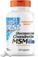 Doctor's Best Glucosamine Chondroitin Msm with OptiMSM Capsules, Supports Healthy Joint Structure, Function & Comfort, Non-GMO, Gluten Free, Soy Free, 120 Count (Pack of 1)120 Count (Pack of 1)