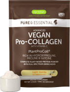 Advanced Vegan Vanilla Collagen Peptide Powder, Enhanced With Glycine, Proline & Hydroxyproline & Cofactor Vitamin C, Non Gmo, Vegetarian Plant Based Collagen Powder Booster, 35 Servings, By Igennus Advanced Vegan Vanilla Collagen Peptide Powder, Enhanced With Glycine, Proline & Hydroxyproline & Cofactor Vitamin C, Non Gmo, Vegetarian Plant Based Collagen Powder Booster, 35 Servings, By Igennus
