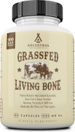 Ancestral Supplements Grass Fed Beef Living Bone Supplement, Bone Meal Capsules Support Bone Health, Oral And Joint Health And Flexibility, Non-Gmo, 180 Capsules Ancestral Supplements Grass Fed Beef Living Bone Supplement, Bone Meal Capsules Support Bone Health, Oral And Joint Health And Flexibility, Non-Gmo, 180 Capsules