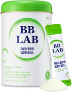 BB LAB Low Molecular Collagen Biotin Plus, Powder Supplement, Korean Marine Collagen, Fish Collagen Peptides, Biotin, Vitamin C, Hyaluronic Acid, 17 Probiotics, Fast Absorption, Shine Muscat Flavor