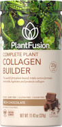 PlantFusion Vegan Collagen Powder - Plant Based Collagen Protein Powder For Muscle & Joints, Hair, Skin & Nails - Keto, Gluten Free, Soy Free, Non-Dairy, No Sugar, Non-GMO - Chocolate 11.43 oz