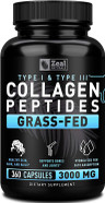 Zeal Naturals Collagen Peptides Collagen Pills (360 Capsules) Grass Fed Collagen Pepetide Powder - Hydrolyzed Collagen Powder For Jointtendon Supplementhair Skin And Nails - Zeal Naturals Collagen Peptides Collagen Pills (360 Capsules) Grass Fed Collagen Pepetide Powder - Hydrolyzed Collagen Powder For Jointtendon Supplementhair Skin And Nails -