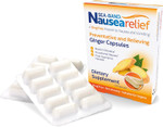 Sea-Band Anti-Nausea Ginger Gum For Motion & Pregnancy Morning Sickness, 24 Count