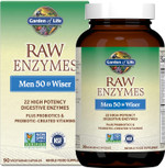 Garden Of Life 22 Digestive Enzymes For Men 50 & Over With Bromelain, Papain & Lactase Plus Probiotics & Vitamins B12, Biotin & Zinc Raw Enzymes Non Gmo, Gluten-Free, Vegetarian, 90 Capsules Garden Of Life 22 Digestive Enzymes For Men 50 & Over With Bromelain, Papain & Lactase Plus Probiotics & Vitamins B12, Biotin & Zinc Raw Enzymes Non Gmo, Gluten-Free, Vegetarian, 90 Capsules