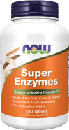 Now Supplements, Super Enzymes, Formulated With Bromelain, Ox Bile, Pancreatin And Papain, 180 Tablets Now Supplements, Super Enzymes, Formulated With Bromelain, Ox Bile, Pancreatin And Papain, 180 Tablets