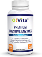 O!Vita Premium Digestive Enzymes With Plant-Based Enzymes, Supports Better Digestion, Better Nutrient Absorption (60 Non-Gmo Vegetable Capsules) O!Vita Premium Digestive Enzymes With Plant-Based Enzymes, Supports Better Digestion, Better Nutrient Absorption (60 Non-Gmo Vegetable Capsules)