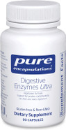 Pure Encapsulations Digestive Enzymes Ultra - Vegetarian Digestive Enzyme Supplement To Support Protein, Carb, Fiber, And Dairy Digestion* - 90 Capsules Pure Encapsulations Digestive Enzymes Ultra - Vegetarian Digestive Enzyme Supplement To Support Protein, Carb, Fiber, And Dairy Digestion* - 90 Capsules
