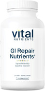 Vital Nutrients GI Repair Nutrients | Leaky Gut Capsule with L Glutamine and N-Acetyl | Digestive Enzyme Supplement to Support Gut Health and Digestion | Gluten and Dairy Free | 120 Capsules