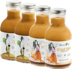 Dress It Up Salad Dressing, Champagne Vinaigrette & Sesame Tahini, 2 Bottles of Each (4-10 oz Bottles) - Clean, Healthy, Delicious, Paleo, Keto, Vegan10 Fl Oz (Pack of 4)