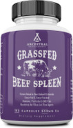 Ancestral Supplements Grass Fed Beef Spleen Supplement, 3000Mg Beef Organ Spleen Support Formula Promotes Digestive, Immune, Iron, Energy And Allergy Health, Non Gmo, 180 Capsules Ancestral Supplements Grass Fed Beef Spleen Supplement, 3000Mg Beef Organ Spleen Support Formula Promotes Digestive, Immune, Iron, Energy And Allergy Health, Non Gmo, 180 Capsules