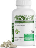 Bronson Ashwagandha Extra Strength Stress & Mood Support With Bioperine - Non Gmo Formula, 120 Vegetarian Capsules Bronson Ashwagandha Extra Strength Stress & Mood Support With Bioperine - Non Gmo Formula, 120 Vegetarian Capsules