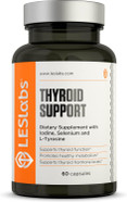 Les Labs Thyroid Support  Metabolic Health, Thyroid Hormone Production, Energy & Focus  Iodine, L-Tyrosine, Ashwagandha, Selenium & Turmeric  Non-Gmo Supplement  60 Capsules