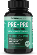 Probiotic & Prebiotic Capsules | Pre & Pro Biotics For Synbiotic Gut Health & Bloating Relief For Women & Men | Enzymes With Probiotics For Digestive Health | 20 Billion Cfu | Vegetarian | 60 Ct Probiotic & Prebiotic Capsules | Pre & Pro Biotics For Synbiotic Gut Health & Bloating Relief For Women & Men | Enzymes With Probiotics For Digestive Health | 20 Billion Cfu | Vegetarian | 60 Ct