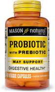 Mason Natural Probiotic With Prebiotic - Dual Action Formula, Healthy Digestive Function, Improved Gut Health, 40 Veggie Caps Mason Natural Probiotic With Prebiotic - Dual Action Formula, Healthy Digestive Function, Improved Gut Health, 40 Veggie Caps