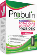 Probulin Total Care Women's Urinary Tract = Prebiotics + Probiotics + Postbiotics to Support a Healthy Vaginal Microbiome - Ships Cold & Protected - 20 Billion CFU - 12 Strains - 30 Vegan Capsules30 Count (Pack of 1)