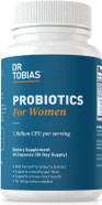 Dr. Tobias Probiotics For Women, 5 Billion Cfus With Cranberry Extract For Feminine Support, Gut Health & Urinary Tract Health For Women, Prebiotics And Probiotics For Women, 60 Capsules, 30 Servings Dr. Tobias Probiotics For Women, 5 Billion Cfus With Cranberry Extract For Feminine Support, Gut Health & Urinary Tract Health For Women, Prebiotics And Probiotics For Women, 60 Capsules, 30 Servings