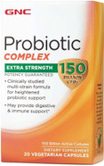 Gnc Probiotic Complex Extra Strength With 150 Billion Cfus, 20 Capsules, Daily Probiotic Support