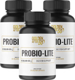 Golden After 50 Probio-Lite - For Gut Health And Digestion Support - Probiotics For Men And Women - 3 Bottles - Probiotics For Occasional Heartburn, Gas, Indigestion30 Count (Pack Of 3) Golden After 50 Probio-Lite - For Gut Health And Digestion Support - Probiotics For Men And Women - 3 Bottles - Probiotics For Occasional Heartburn, Gas, Indigestion30 Count (Pack Of 3)
