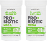 Naturesplus Gi Natural Probiotic Mega - 30 Capsules, Pack Of 2 - Digestive & Immune Health - Gluten Free - 60 Total Servings Naturesplus Gi Natural Probiotic Mega - 30 Capsules, Pack Of 2 - Digestive & Immune Health - Gluten Free - 60 Total Servings
