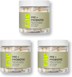 Rae Wellness Pre + Probiotic For Women - Support Digestive And Gut Health With Apple Cider Vinegar, Acidophilus And More - Vegan, Non-Gmo, Gluten Free - 60 Caps (30 Servings) - Pack Of 3