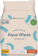 Aqua Wipes Originals Baby Wipes - Vegan Friendly Biodegradable Natural Wipes - 99.6% Purified Water Dermatologically Tested Eco Wipes - Organic Wipes with Aloe Vera Leaf Extract - Bundle of 4 packs

SIZE: 64 Count (Pack of 4)