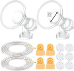 Maymom Breast Pump Kit For Medela Pump In Style, 36 Mm Breastshields (Xx-Large)