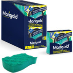 Marigold Cleaning Me Softly Non-Scratch Scourer, 14 Packs of 2 Scourers, Green, 12.6 x 2.5 x 11.5 cm Marigold Cleaning Me Softly Non-Scratch Scourer, 14 Packs of 2 Scourers, Green, 12.6 x 2.5 x 11.5 cm