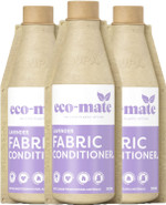 Eco-Mate Lavender Concentrated Fabric Conditioner, Plant-based, 100% Biodegradable Paper Bottle & Contents, Natural, Hypoallergenic, Plastic Free, Lavender Essential Oil, Pack of 3

SIZE: 3