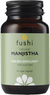 Fushi Organic Manjistha Capsules, 60 Caps | Fresh-Ground Whole Food | Ayurveda Medicine | Indigenously Sourced | Ethical & Vegan | Made in the UK Fushi Organic Manjistha Capsules, 60 Caps | Fresh-Ground Whole Food | Ayurveda Medicine | Indigenously Sourced | Ethical & Vegan | Made in the UK