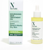 NUTURE Nourishing Skin Treatment Oil 50ml | Improves the appearance of Scars & Stretch-marks | Omega-rich Oils | Face & Body | Absorbs Quickly | Antioxidants | Soothed & Softened NUTURE Nourishing Skin Treatment Oil 50ml | Improves the appearance of Scars & Stretch-marks | Omega-rich Oils | Face & Body | Absorbs Quickly | Antioxidants | Soothed & Softened