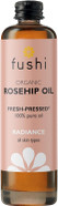 Fushi Organic Rosehip Seed Oil 100 ml | min Vitamin E 18.3 mcg/g | Fresh-Pressed | Best for Scars, Fine Lines & Stretch Marks | Ethical & Vegan Society Approved | Manufactured in the UK