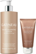 Gatineau - Tan Accelerating Lotion (400ml) + Golden Glow Gradual Tan (75ml) Duo Set, Total Body Glow, Natural Tanning For Face and Body Gatineau - Tan Accelerating Lotion (400ml) + Golden Glow Gradual Tan (75ml) Duo Set, Total Body Glow, Natural Tanning For Face and Body