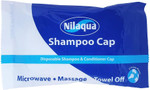 Nilaqua Rinse Free Shampoo Cap, Easy Hair Washing With No Shower Required, Dry Shampoo Leaves Hair Fresh and Clean, Shampoo Caps No Rinse for Elderly, Packaging May Vary, Microwavable Single Pack