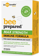 Unbeelievable Health Bee Prepared Max Strength Immune System Formula - Created by Nutritional Experts - Contains Bee Propolis, Elderberry and More Immunity Support Supplement Unbeelievable Health Bee Prepared Max Strength Immune System Formula - Created by Nutritional Experts - Contains Bee Propolis, Elderberry and More Immunity Support Supplement