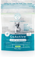 Blue Pet Co - GoActive Joint & Muscle Supplement for Dogs - Promotes Flexibility, Mobility & Bone Health - Enriched with Seaweed Extract PhyCoidan - With Peanut Butter - 10 Chews

SIZE: 10 Chews