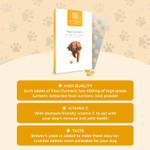 Healthspan Flexi-Turmeric For Dogs 120 Tablets | Vitamin C & Brewersã¢Â Yeast | 400Mg High-Grade Turmeric | Pet Health