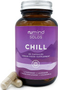 Sleep Aid Supplement | Natural Anxiety & Stress Relief | Passionflower | L-Theanine | Chamomile | Lavender | Nu Mind Wellness Solos: Chill | 30 Capsules